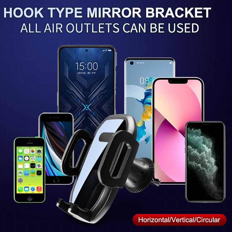 New Trending Car Phone Holder Gravity Car Air Vent Holder Cell Stand Universal Mobile Phone Car Holder Support for Phone
