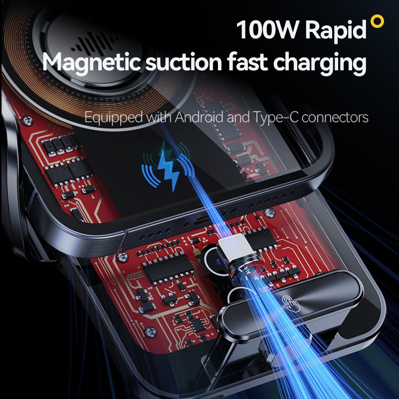 car wireless charger 15W 25w magnetic D1 Qi car holder wireless charger with air perfume