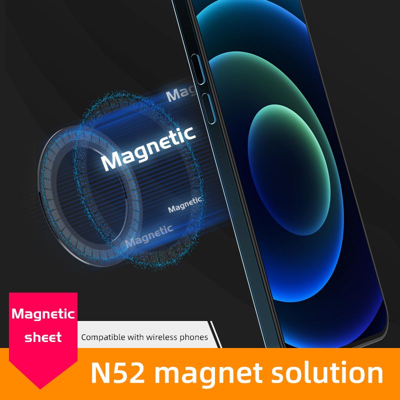 Replacement Magnetic Ring Sticker use with Magnetic Wireless Charger Phone Holder Strong Magnet Circle Plate For iPhone 15