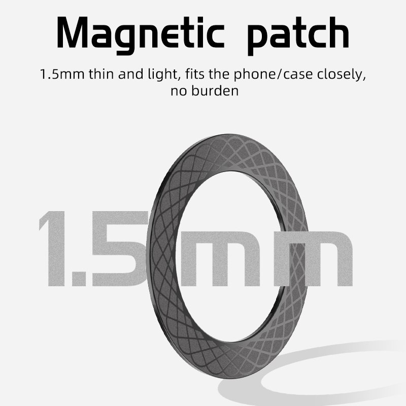 Replacement Magnetic Ring Sticker use with Magnetic Wireless Charger Phone Holder Strong Magnet Circle Plate For iPhone 15