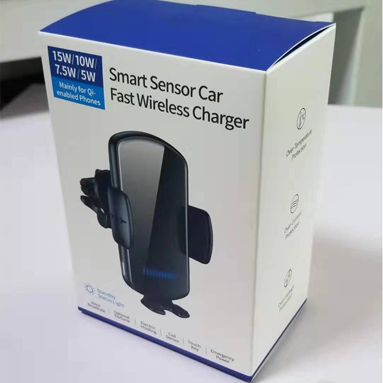 Car Mount Wireless Charger 15W 10W Auto Gravity Qi Fast Charging Phone Holder for iPhone Huawei Xiaomi Smart Phones