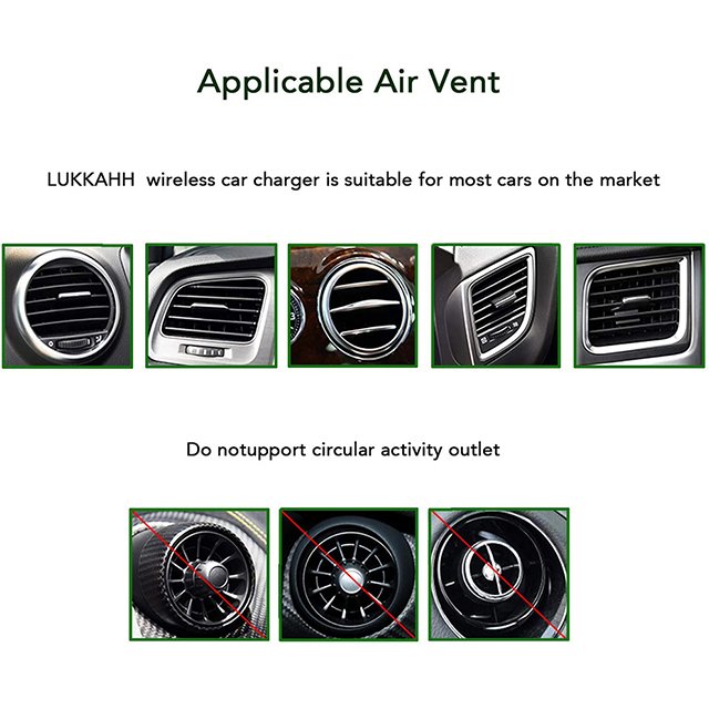 Smart sensor r2 Car Wireless Charger 10W Fast Charge automatic clamping wireless car charger mount