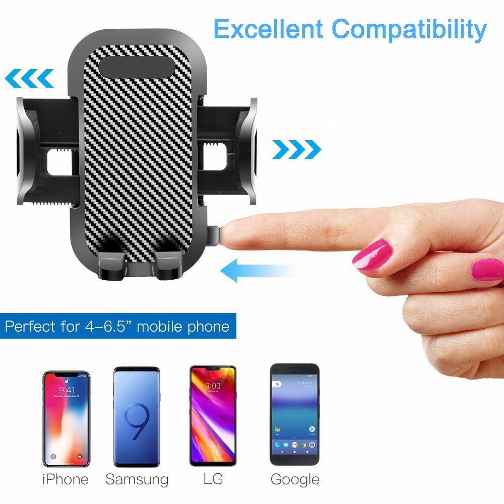 Universal Cell Phone Bracket Stand 360 Degree Flexible Universal Smartphone Mount Dashboard Car Truck Mobile Car Phone Holder