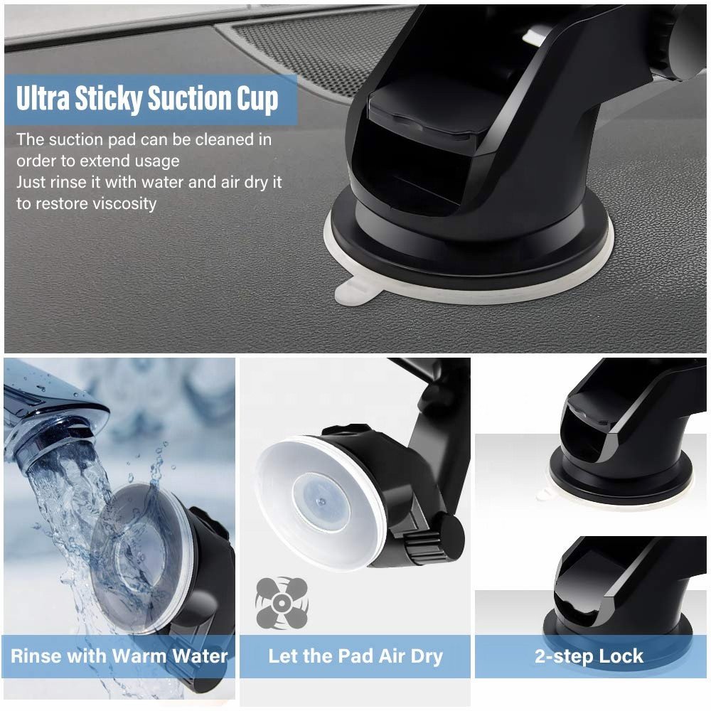 Universal Cell Phone Bracket Stand 360 Degree Flexible Universal Smartphone Mount Dashboard Car Truck Mobile Car Phone Holder