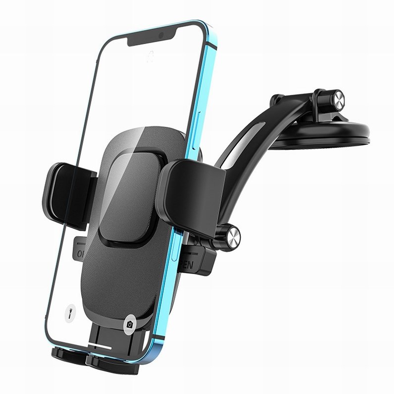 Automatic One Button Click Clamping Universal Car Mounts Mobile Phone Holder High Quality
