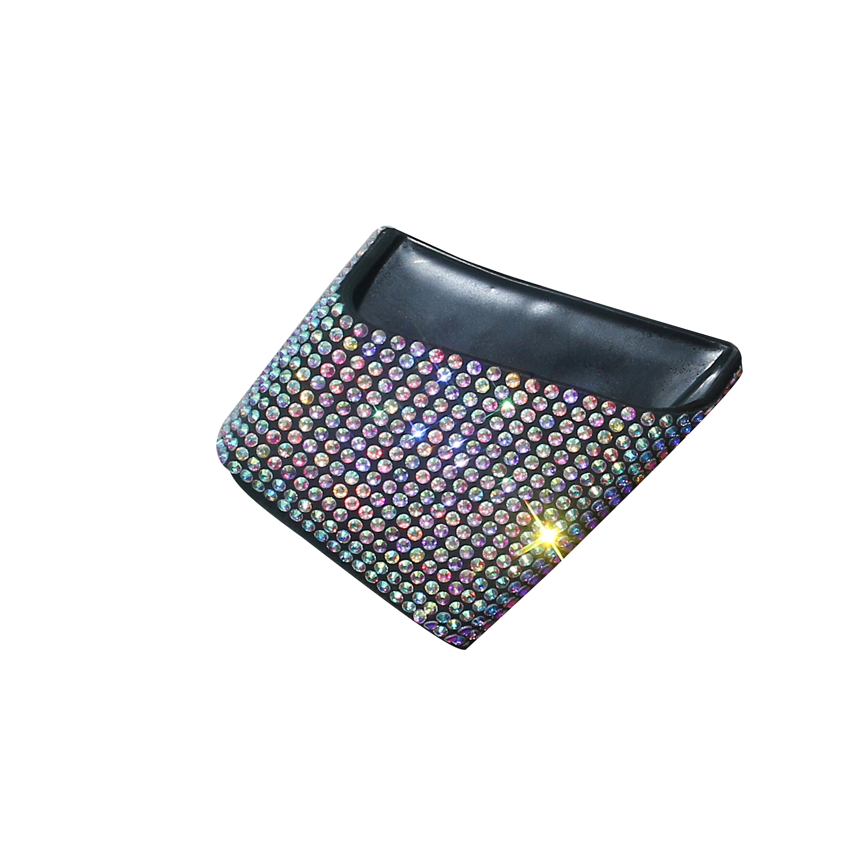 Glitter Garbage Can Universal Trash Bin Dustbin Organizer Container Multipurpose Bling Car sunglass card Holder Mini Storage box