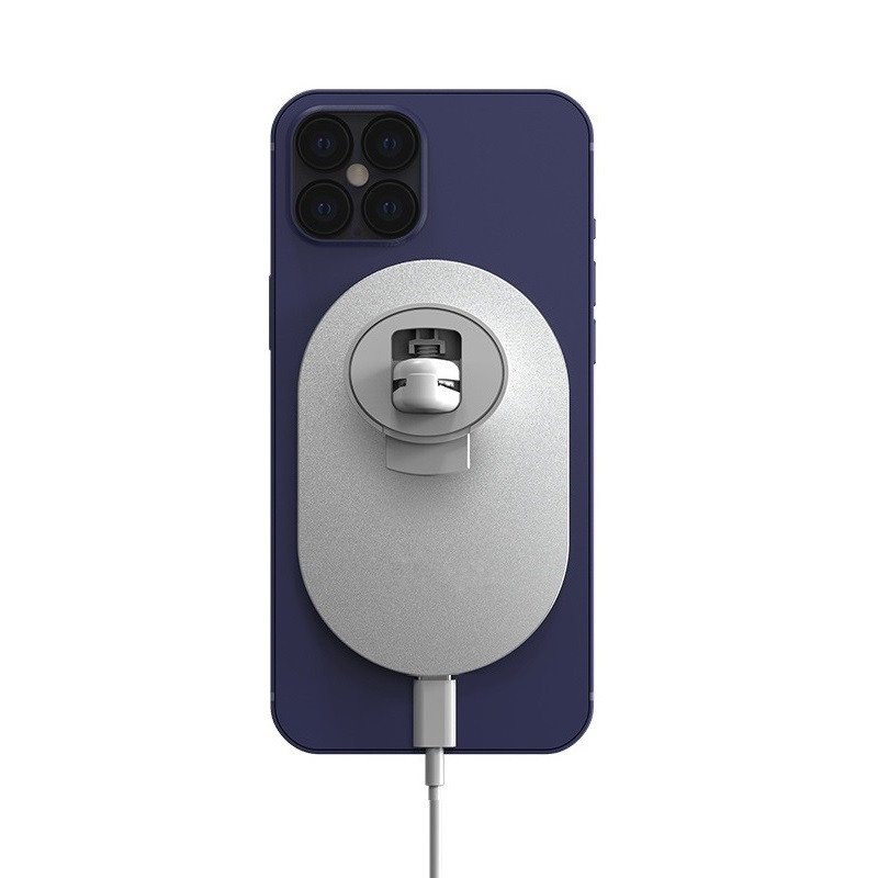 Custom 15w Fast Wireless Car Charger for Mag pack iphone 12 Magnetic Car Holder Magnetic Duo Charger for iphone Car Charger
