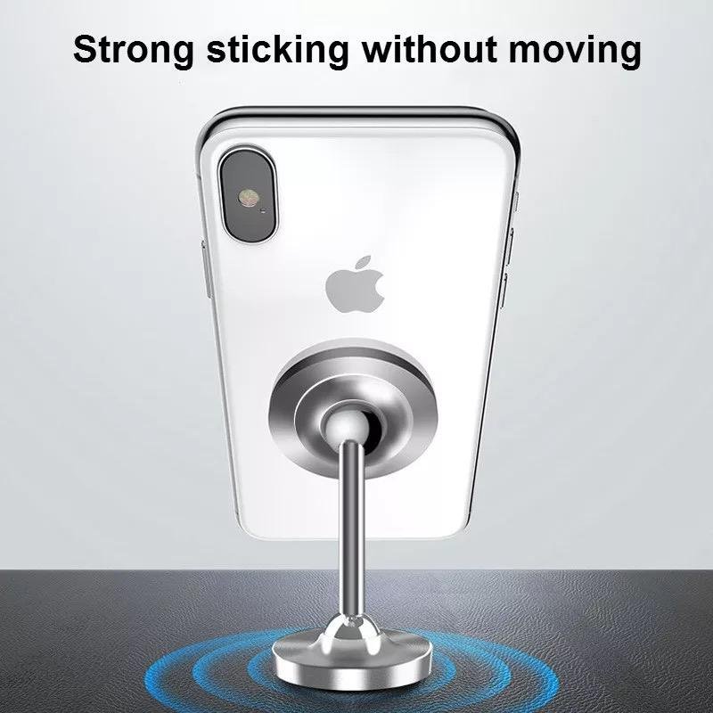 Top Selling high quality high heel magnetic phone holder strong magnets mobile phone stand 360 rotation adjust car phone mount