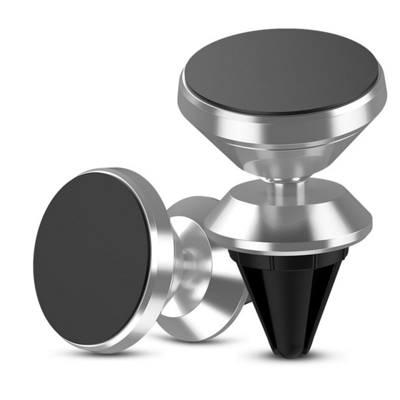 360 degrees rotatable car mobile phone holder air outlet magnetic mobile phone holder