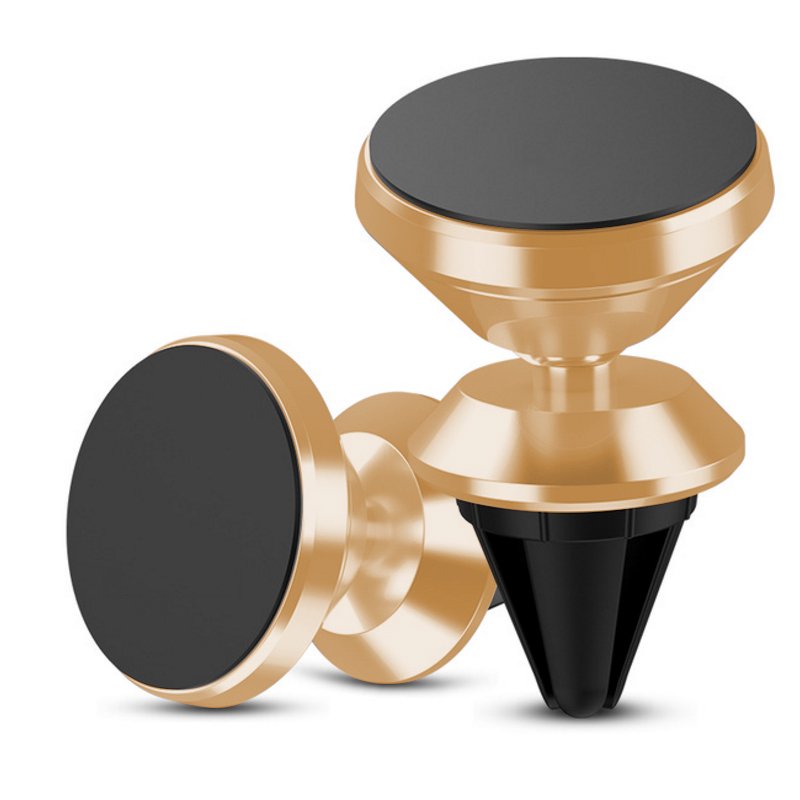 360 degrees rotatable car mobile phone holder air outlet magnetic mobile phone holder