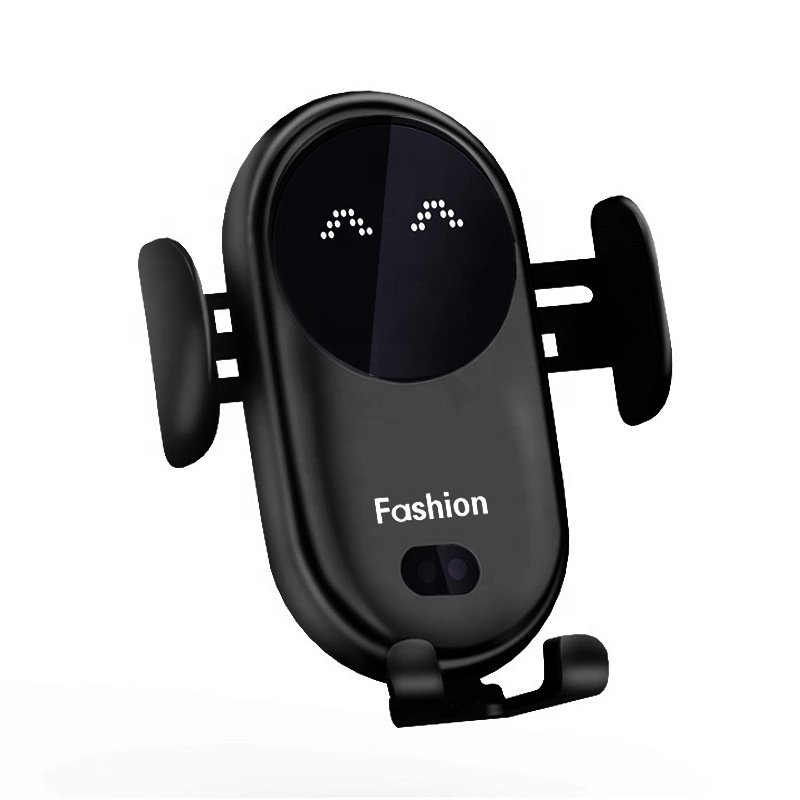 2024 Hot Sell S11 Smart Sensor Wireless Car Charger Smart infrared Sensor 10W Fast Car Wireless Charging Holder For Cell Phone