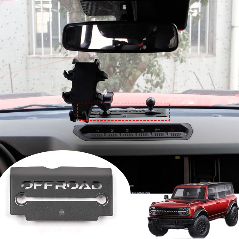 Phone Holder Mount holder Stand base for 2021 2022 2023 Ford Bronco Tray Cell Phone Stand Sunglass Holder Accessories