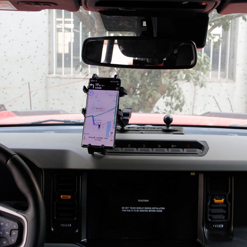 Phone Holder Mount holder Stand base for 2021 2022 2023 Ford Bronco Tray Cell Phone Stand Sunglass Holder Accessories