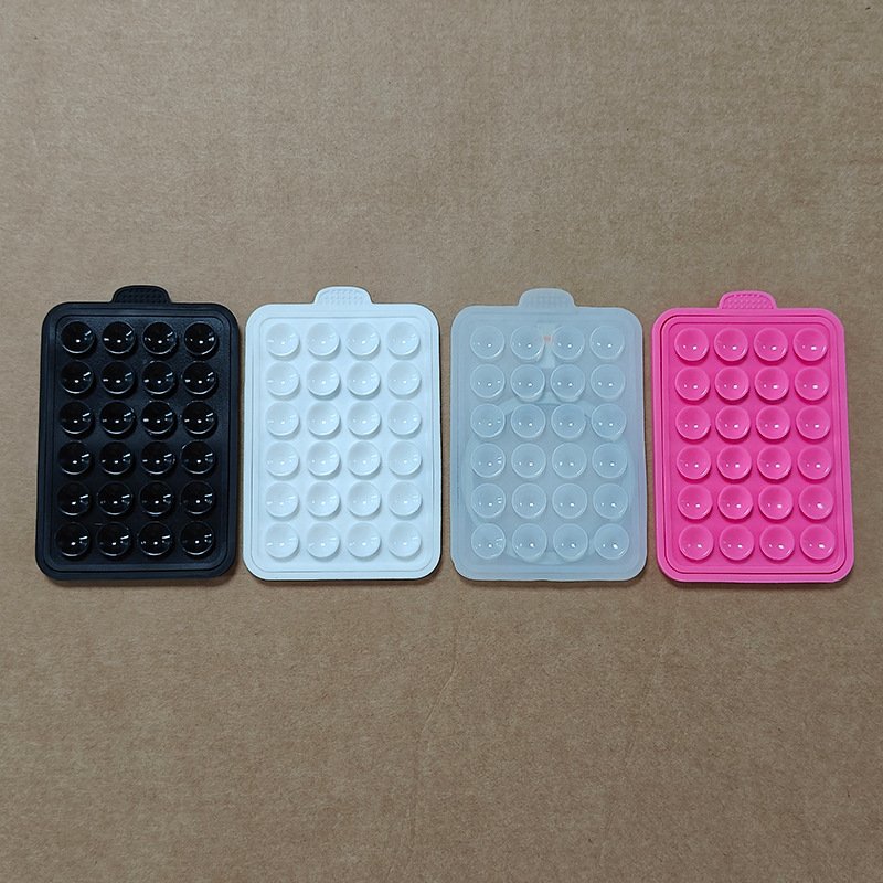 New 24 piece silicone suction cup square universal non-slip holder with strong magnetic phone holder silicone suction cup