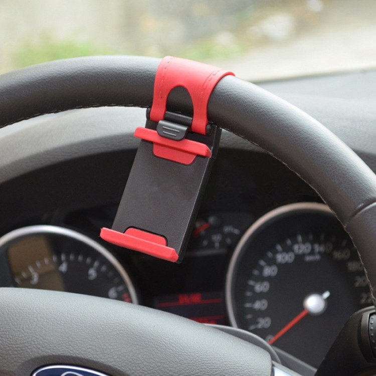 Wholesale Car Phone Holder Steering Wheel Hanging Mount Mobile Phone for GPS mobile phone holder