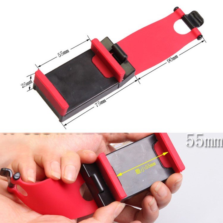 Wholesale Car Phone Holder Steering Wheel Hanging Mount Mobile Phone for GPS mobile phone holder