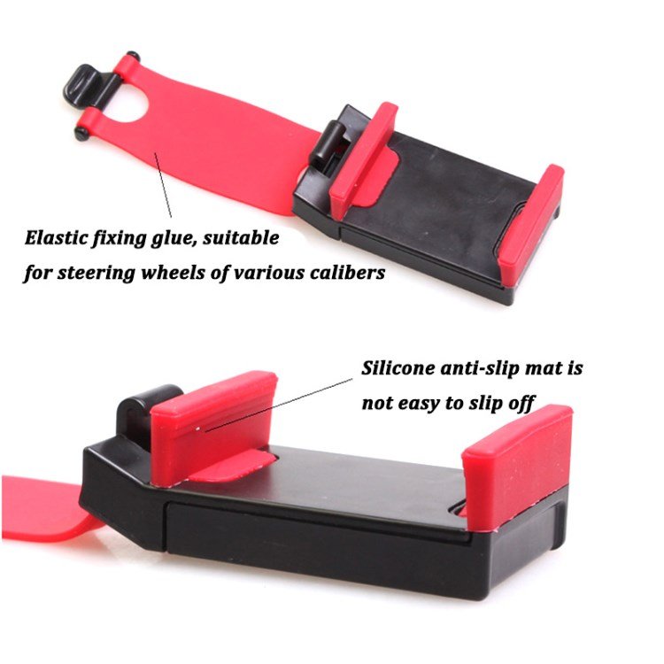 Wholesale Car Phone Holder Steering Wheel Hanging Mount Mobile Phone for GPS mobile phone holder