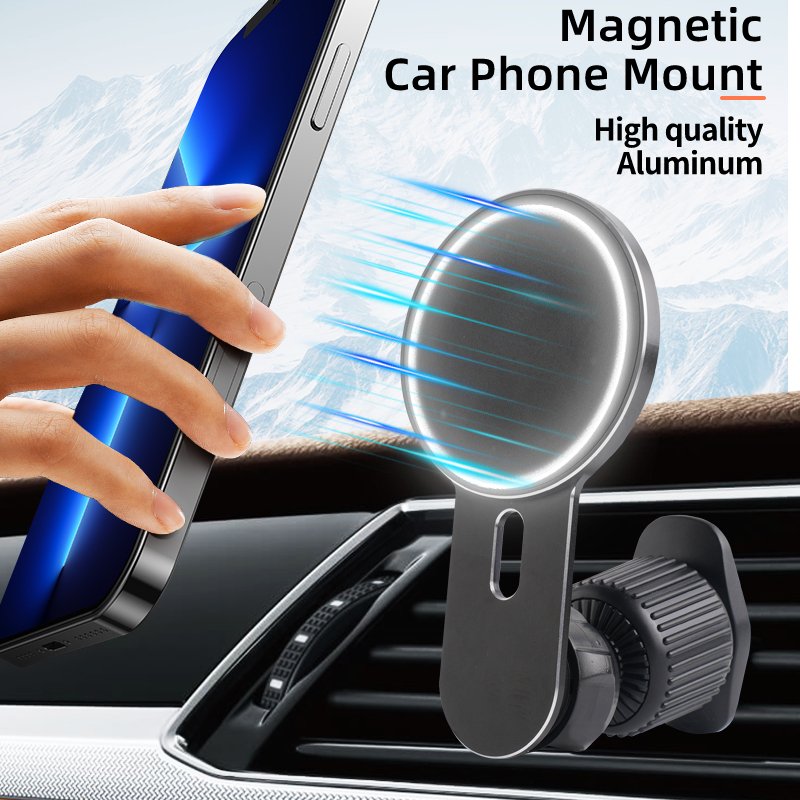 Custom Logo Air Vent Mount Magnetic Adjustable Cell Phone Mobile Holder Universal Car Holder