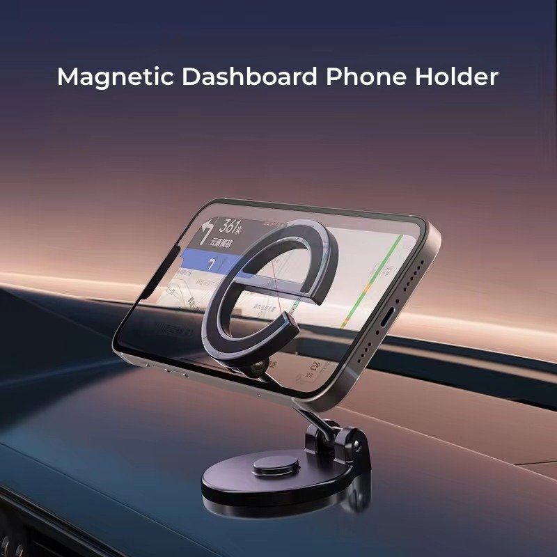2024 New 3D 720 Rotate Magnetic Car Phone Holder Magnetic Magnet Smartphone Mobile Stand Cell GPS Support Car Mount For Phone
