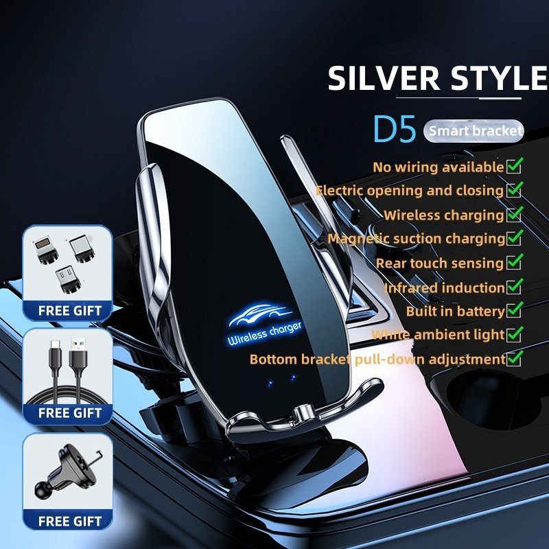 Hot Sell Fast Wireless Charger Mobile Holder Cellphone Mount Car Holder Cellphone Mount
