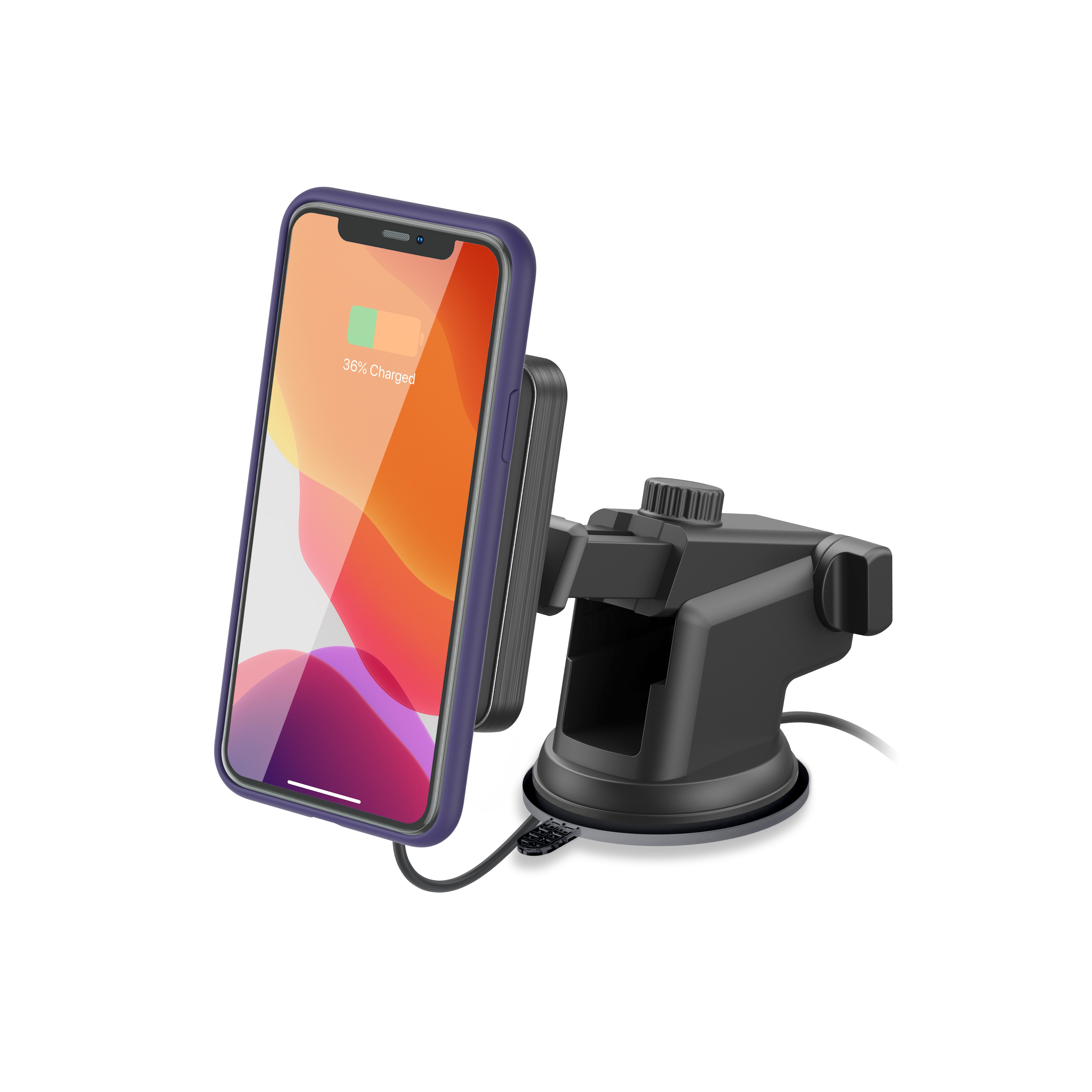Magnetic 15w Wireless Charging Stand Mobile Phone Magnet Holder Mount And Fast Wireless Car Charger