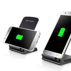 OEM Logo 15W Fast Charging Type C Smart Sensor Cellphone Phone Holder Wireless Chargers Stand for Iphone Android Samsung