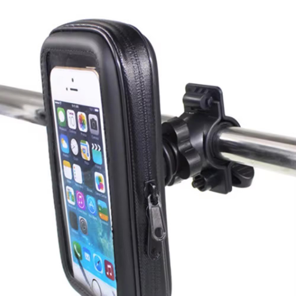 Universal Bicycle Motorcycle Phone Holder Waterproof Bike Phone Case Bag for 4-7 inch Outdoor Riding Mobile Stand Cover