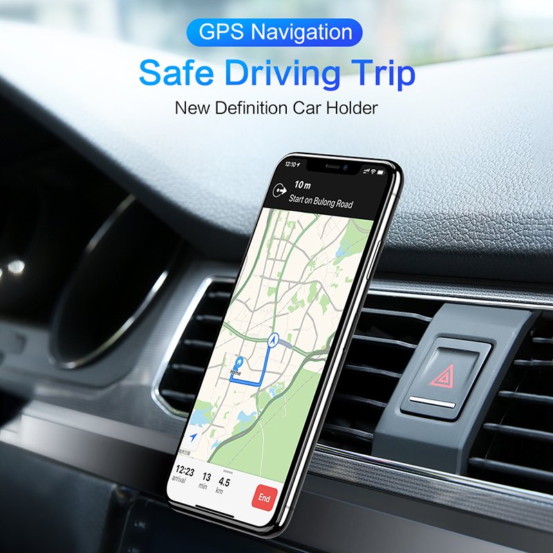 Bracket Stand Cellphone Holder L-Shape Air Vent SmartphonesMagnetic Suction Car Mount Mobile Phone Holder