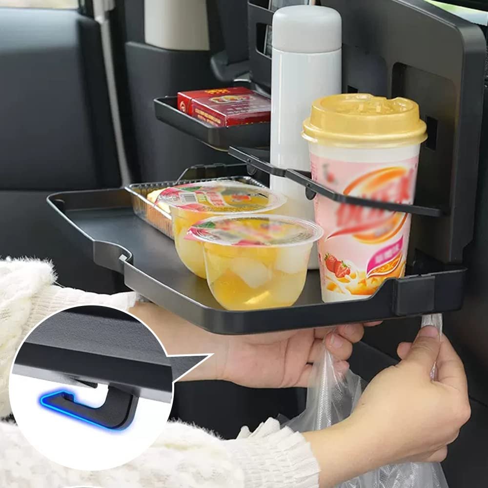 Portable Car Folding Table 2023 New Car Multifunctional Tray Desk Backseat Organizer Table Car Interior Storage Shelf