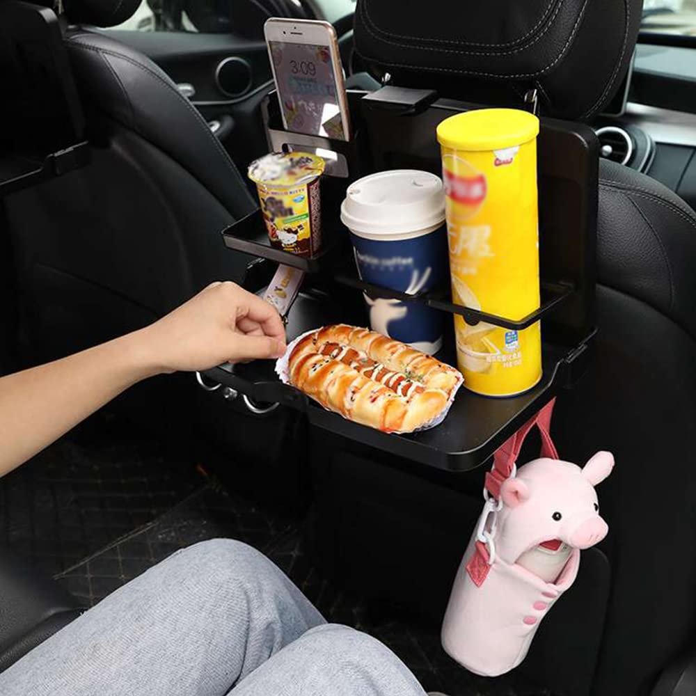 Portable Car Folding Table 2023 New Car Multifunctional Tray Desk Backseat Organizer Table Car Interior Storage Shelf
