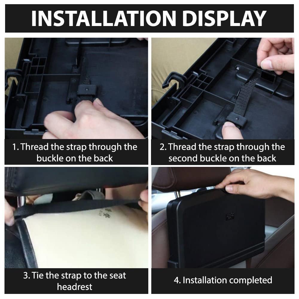 Portable Car Folding Table 2023 New Car Multifunctional Tray Desk Backseat Organizer Table Car Interior Storage Shelf
