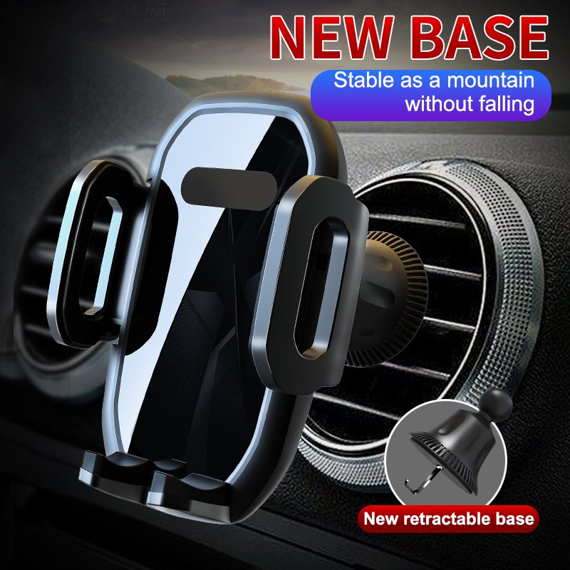 New arrivals Factory Wholesale 360 Degree Adjustment Stable Metal Hook Design Car Air Vent Phone Holder