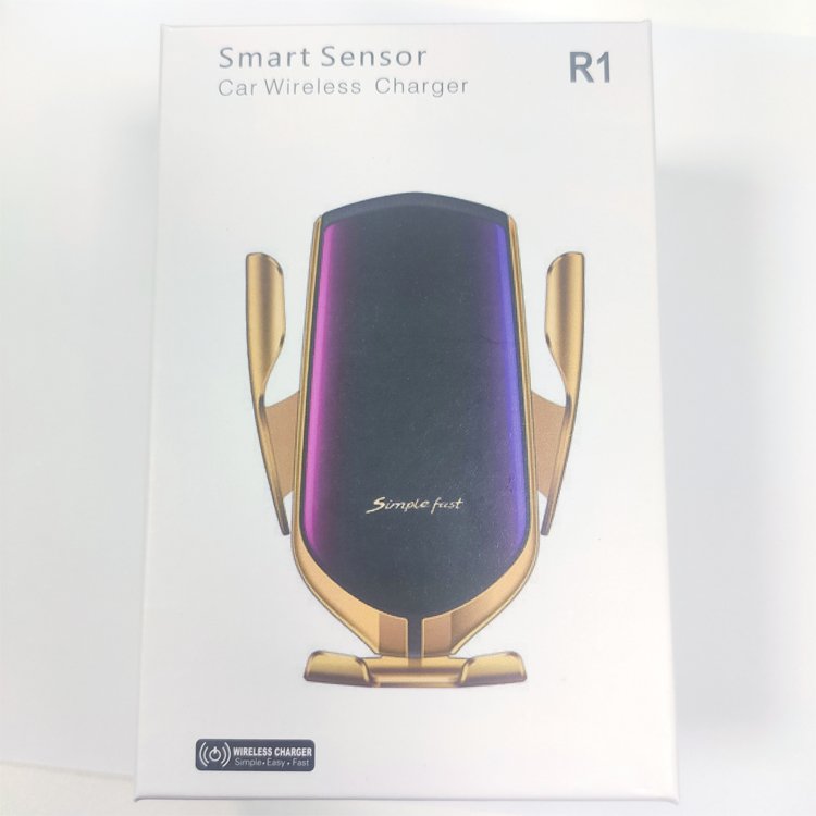 Smart Sensor Car Wireless Charger R1 R2 R3 automatic Clamping 10W Fast Car Charger Air Vent Mount Holder
