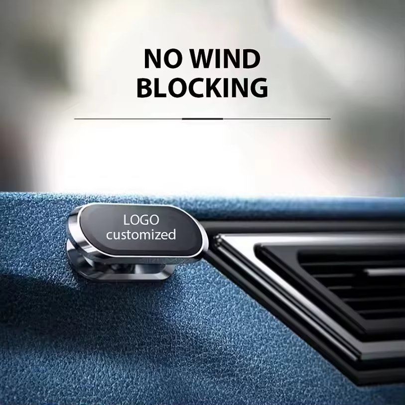 Magnet Car Accessories Phone Holder Smartphone Stand Zinc Alloy 360 Degree Adjustable Metal for All Phones Apple Iphone Desktop