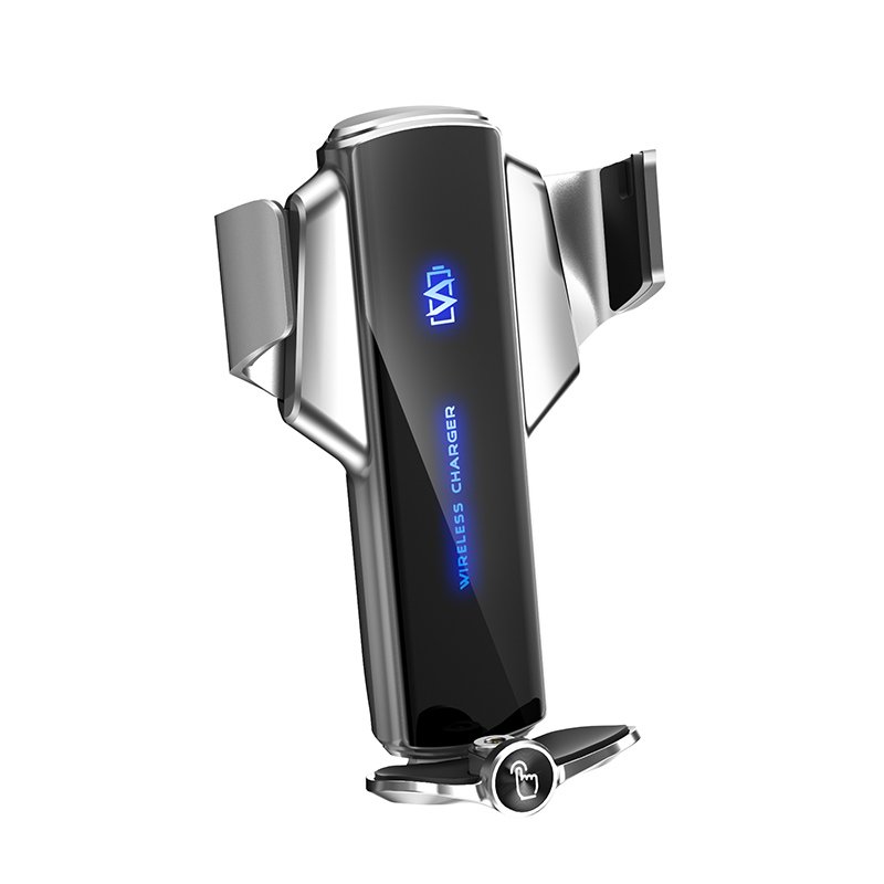 2024 New Products Q12 Mobile Phone Holder 15W Wireless Charger Wireless Car Charger with Holder for Iphone 15 14 13 Pro Max Qi