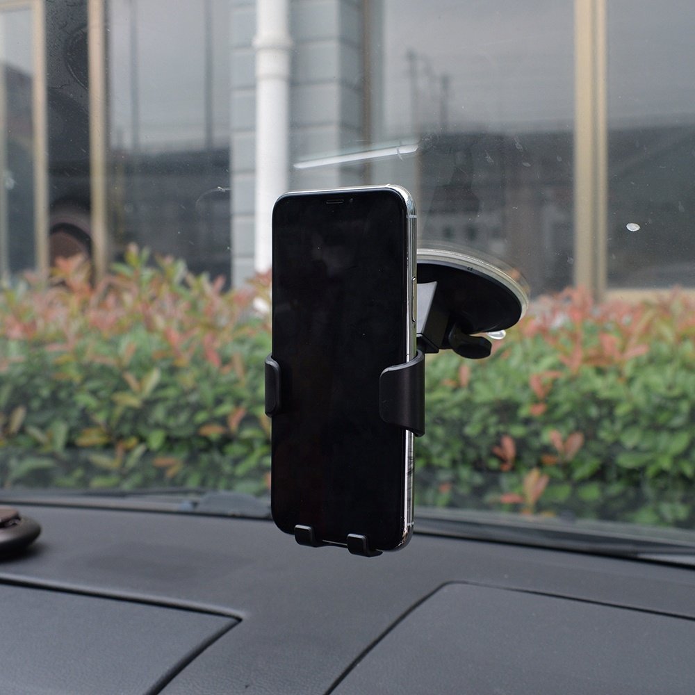 Shunwei Gravity linkage Anti-Shake Dashboard Windshield mounted Strong Sticky Washable Gel Suction Cup gravity car phone holder