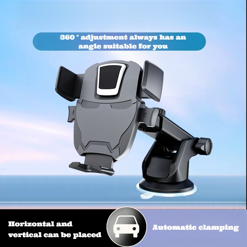 High End Car Interior Accessories Ventilation Vents Phone Holder Dual Use Phone Holder For Dashboard/Front Windshield