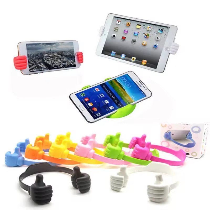 New Adjustable Lazy Thumb Phone Holder Bed Thumb Mobile Cell Tablet Office Desk Desktop PortableTable Mount Stand Universal