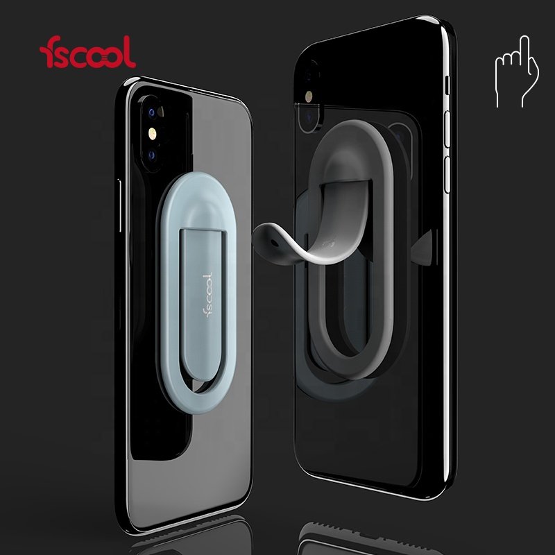 Metal+Silicone Flexible Mini Portable Universal Phone Stand Cell Phone Grip Mobile Phone Holder For Car
