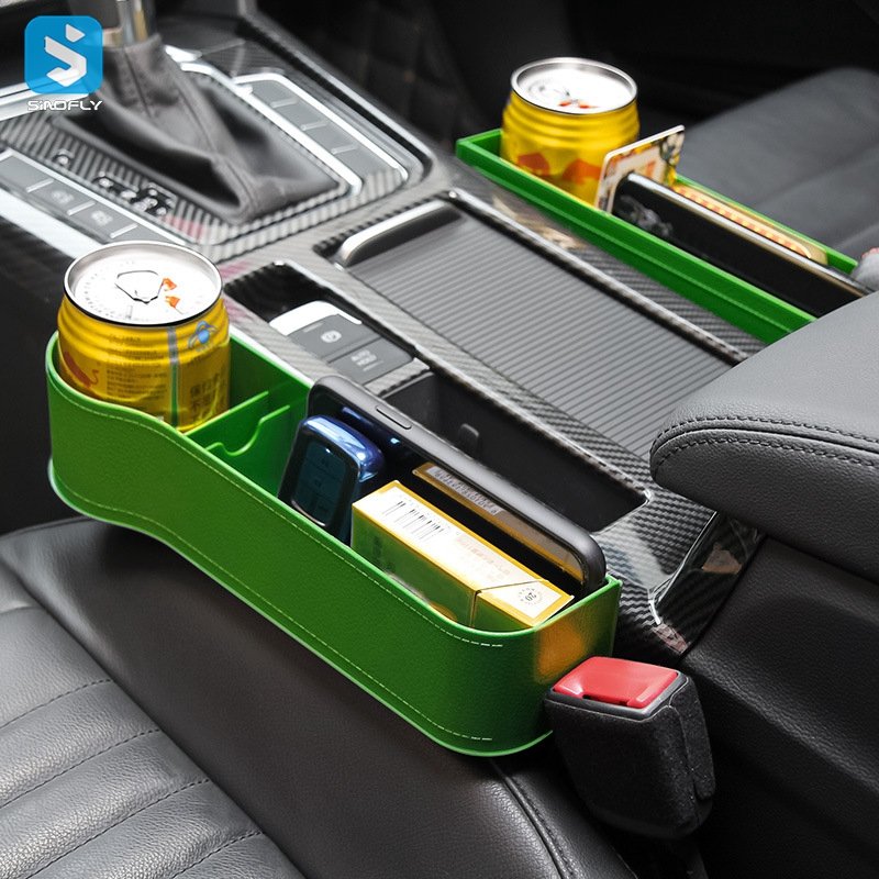 Multi-functional car gap storage organizer seats gap filler car console holder