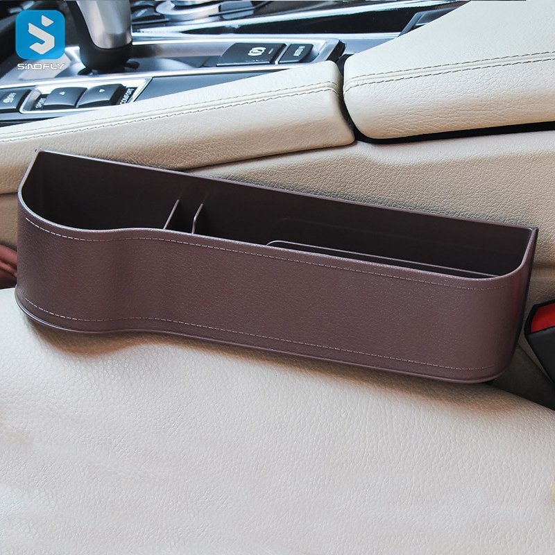Multi-functional car gap storage organizer seats gap filler car console holder
