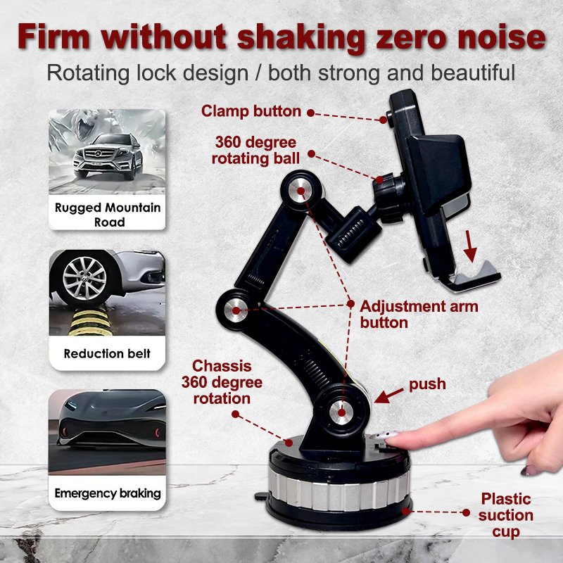 Custom Factory direct cheap price car phone holder 2 in 1 car phone holder dashboard car phone holder