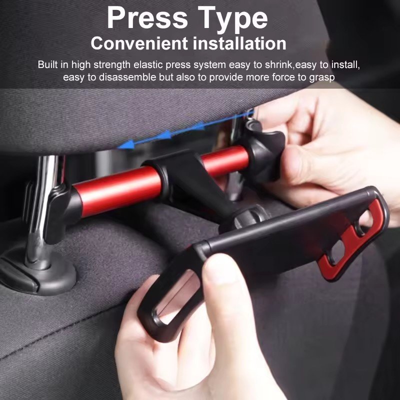 Universal Car Back Seat Headrest Mount Holder For Ipad Air 1 2 4-11 Inch 360 Rotation Mini Tablet Pc Auto Car Phone Holder Stand