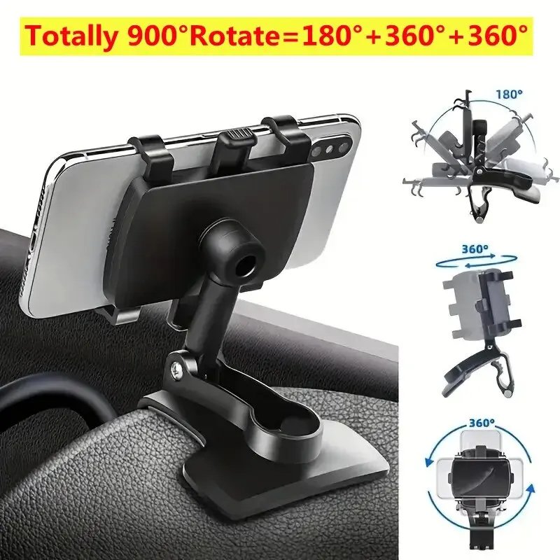 Car Phone Holder Stand Universal Dashboard Car Clip Mount GPS Cell Mobile Phone Support in Car Bracket For iPhone Samsung Xiaomi