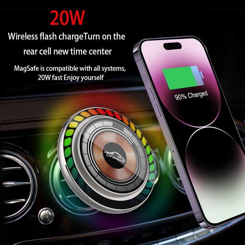 Top Selling Products 2024 20W Wireless Magnetic Super Fast Charging Car Mount Air Vent Charger Holder Car Phone Holder Wireless