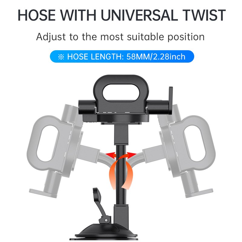 Shunwei retractable suction cup Car windshield mount Dashboard mount Wall mount universal cell mobile phone holder