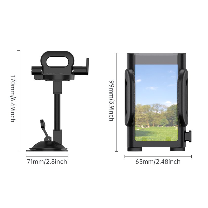 Shunwei retractable suction cup Car windshield mount Dashboard mount Wall mount universal cell mobile phone holder