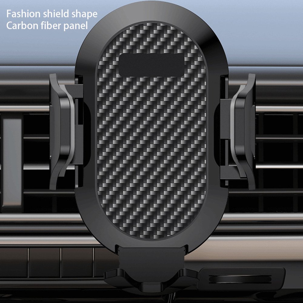 ABS car mobile phone clip silicone anti-slip car air outlet mobile phone holder