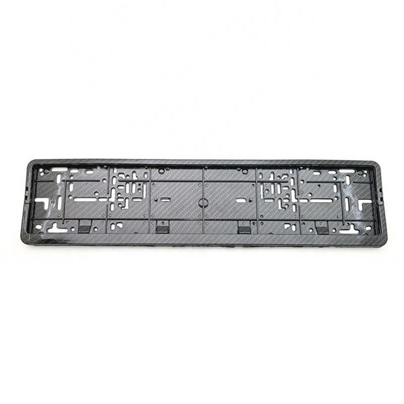 Car Accessories European Standard Universal Car Number Carbon Fiber Plastic License Plate Holder
