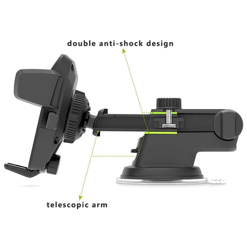 dropshipping products 2024 2 in 1 car&desk mount phone holder,silicone mobile phone holder